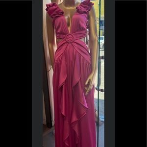 Satin maxi dress